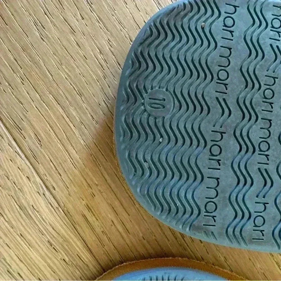 Hari Mari Flip Flop Sandals Tan Size 10 - Picture 4 of 4